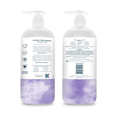 Creamy lather from Kirk's 3-in-1 nourishes skin during shower