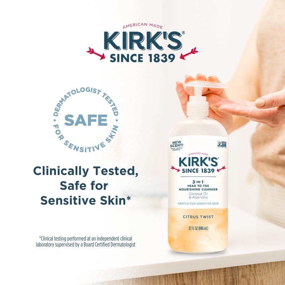 Kirk's American-made, women-owned brand label emphasizing heritage