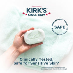Kirk's Castile Soap Coconut Oil base bar naturally hydrating for body wash.