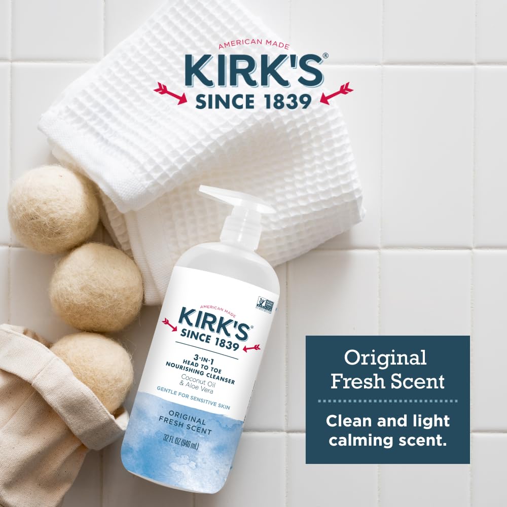 Original fresh scent offers a clean, light aroma.