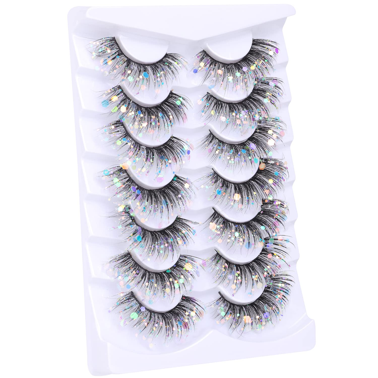 Kiromiro 7-pairs lashes pack offering versatile looks for events.