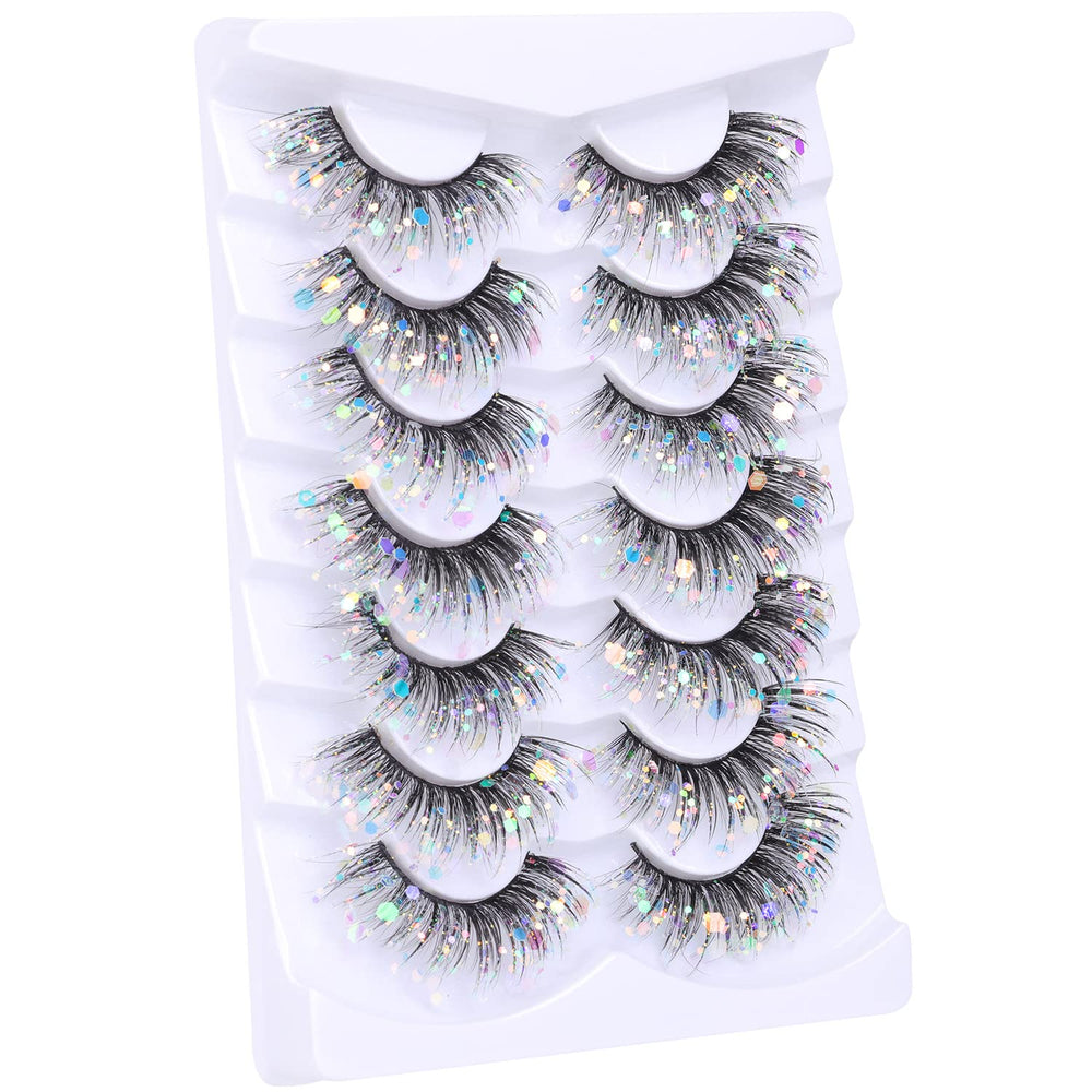 Kiromiro 7-pairs lashes pack offering versatile looks for events.