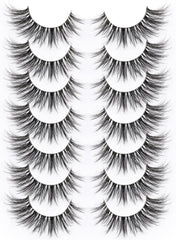 Kiromiro clear-band false lashes provide a comfortable, seamless frame.