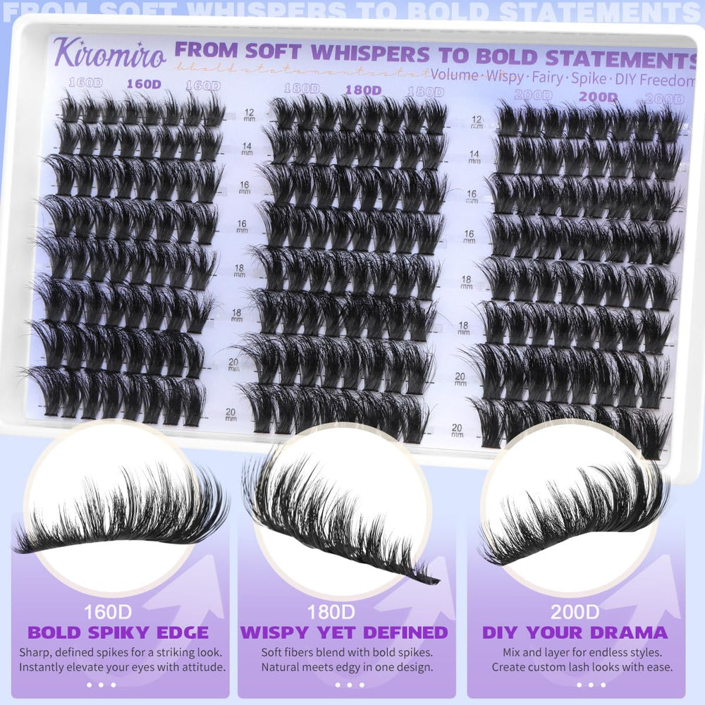 Kiromiro DIY lash extension kit for beginners and pros.