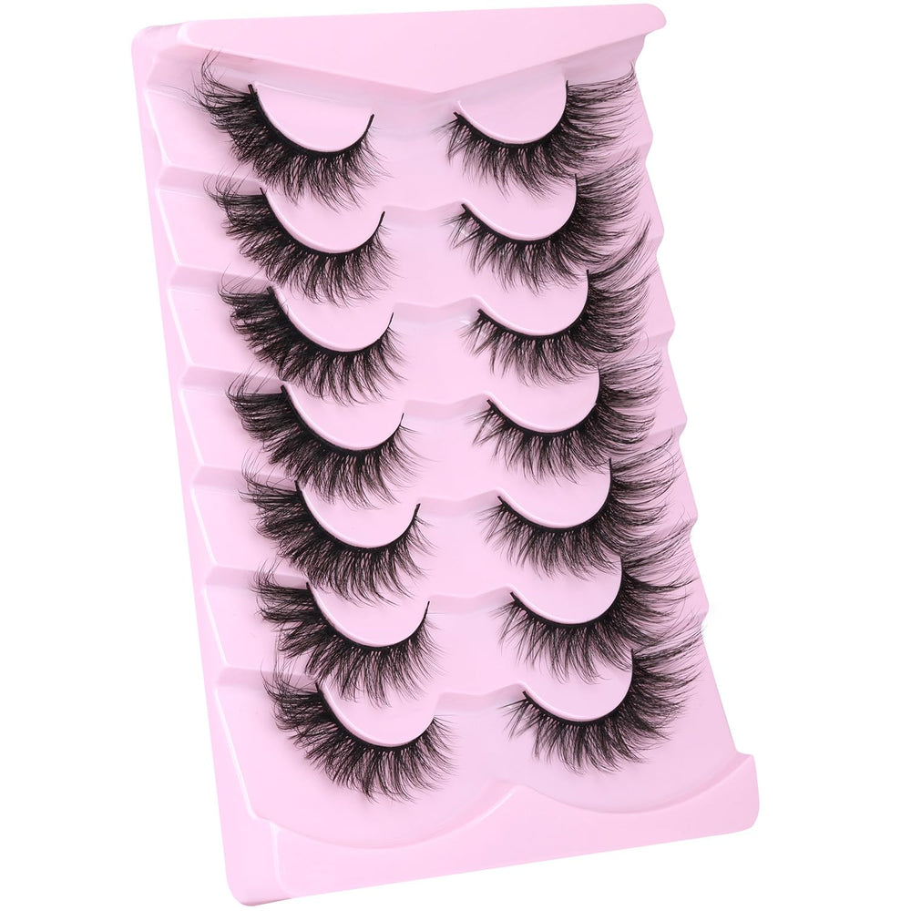 Kiromiro durable faux-mink fiber lashes maintain shape and volume