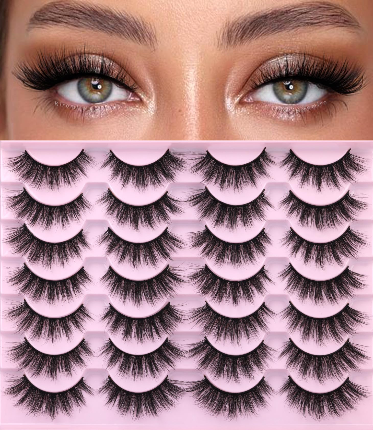 Kiromiro EyeLashes 16mm natural look for everyday wear