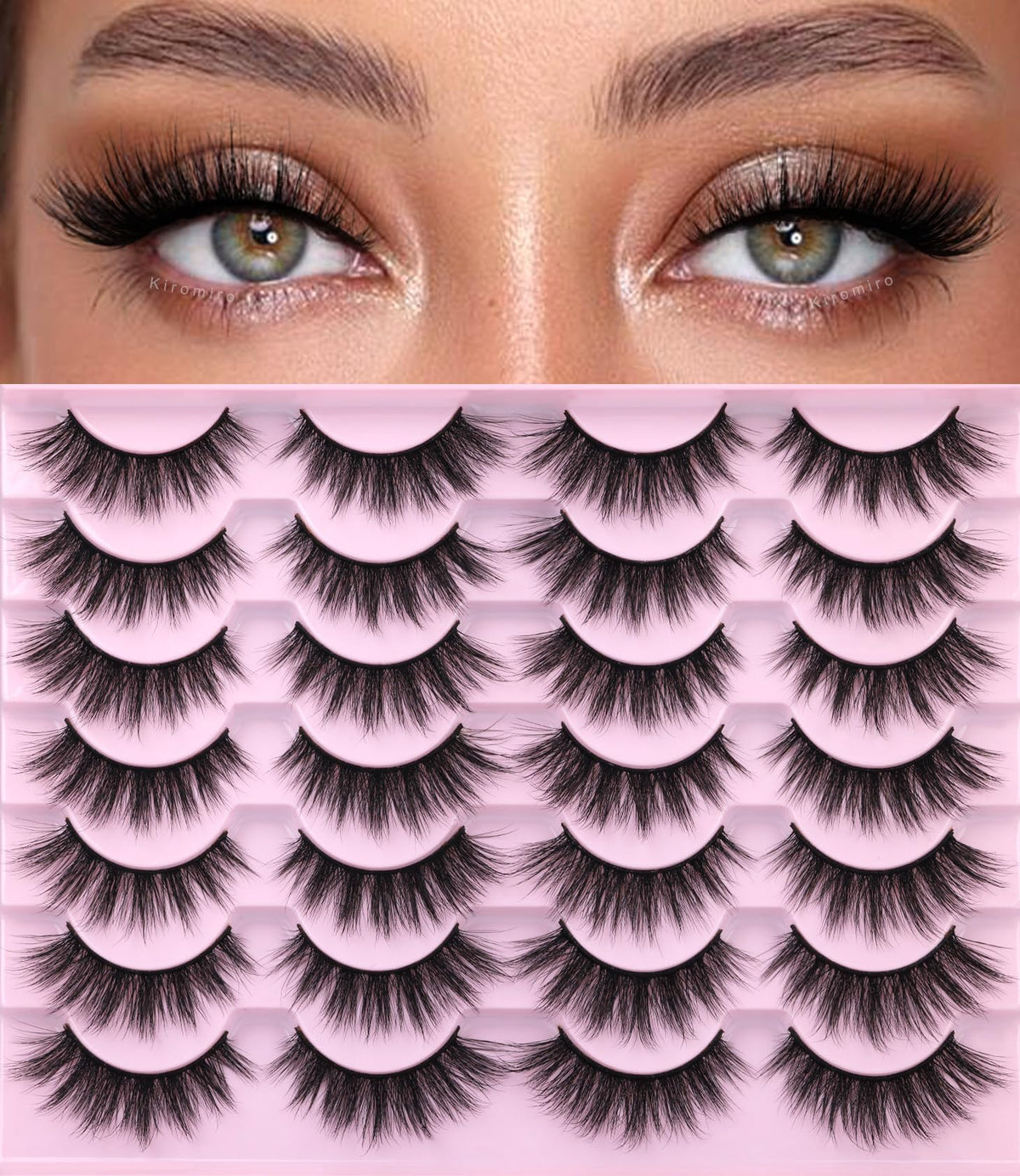 Kiromiro EyeLashes 16mm natural look for everyday wear
