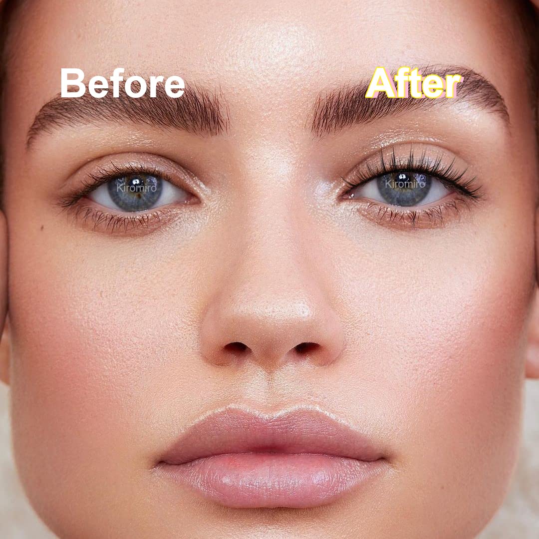 Kiromiro Wispy Lashes eye-look showcasing natural flare.