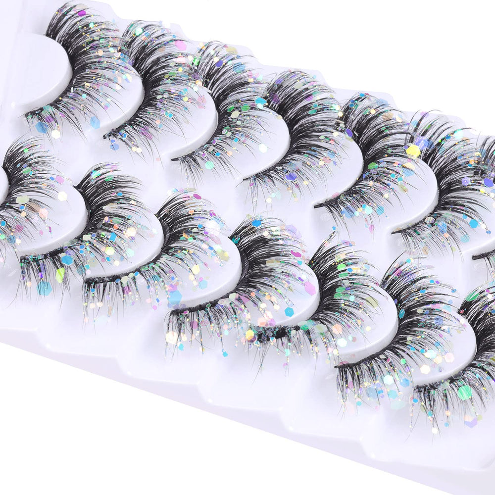 Kiromiro faux mink fiber lashes with a soft cotton band for easy wear.