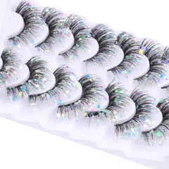 Kiromiro faux mink fiber lashes with a soft cotton band for easy wear.