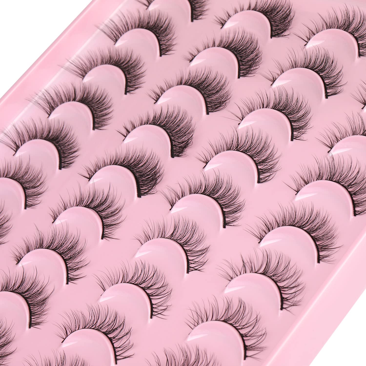Kiromiro faux mink lashes with a lightweight cotton band for comfort