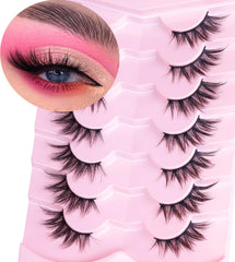 Kiromiro Half Lashes Fox Eye Pack for easy, dramatic eye shape