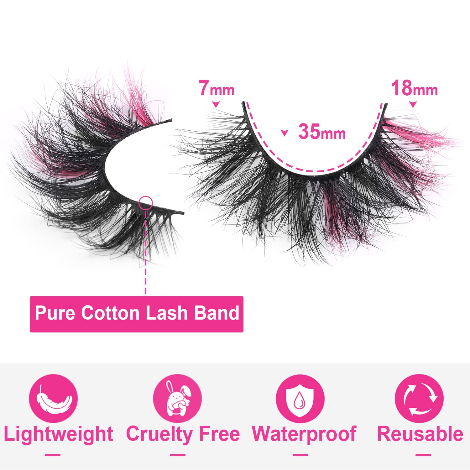 Kiromiro handmade dramatic lashes deliver volume with lightweight comfort.