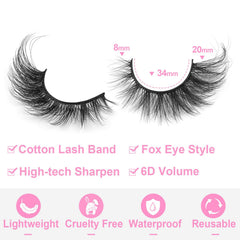 Kiromiro handmade natural false eyelashes deliver comfortable daily wear