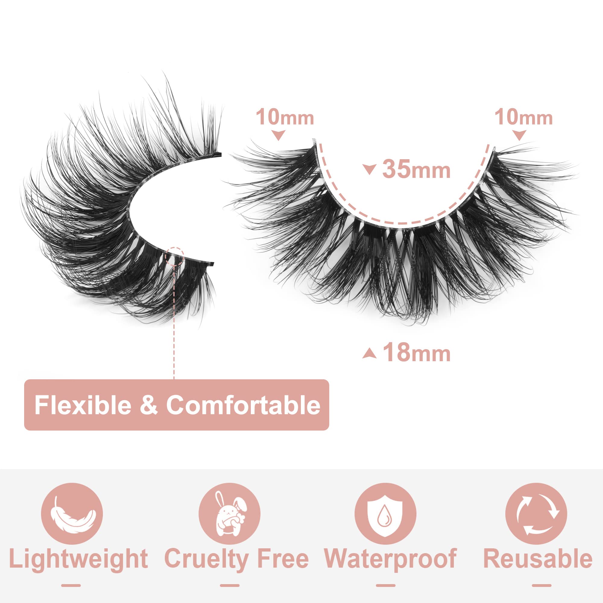 Kiromiro hypoallergenic lashes offer soft, lightweight comfort.