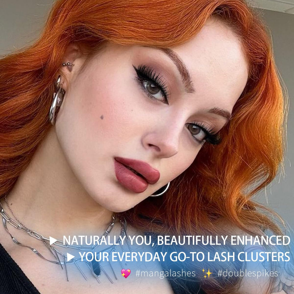 Kiromiro Lash Clusters comfort-band provides gentle, natural lash line fit.