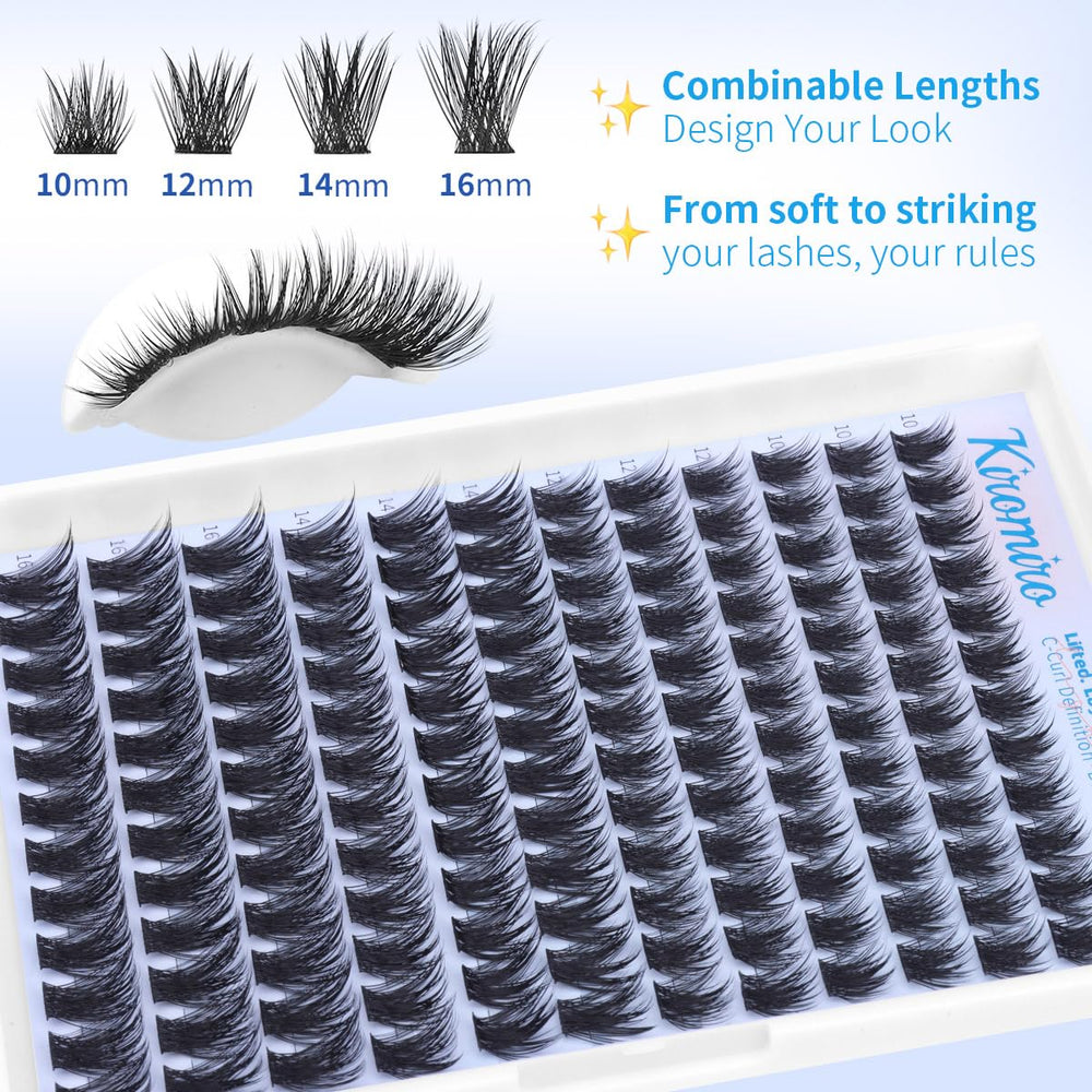 Kiromiro Lash Clusters DIY styling options for personalized looks.