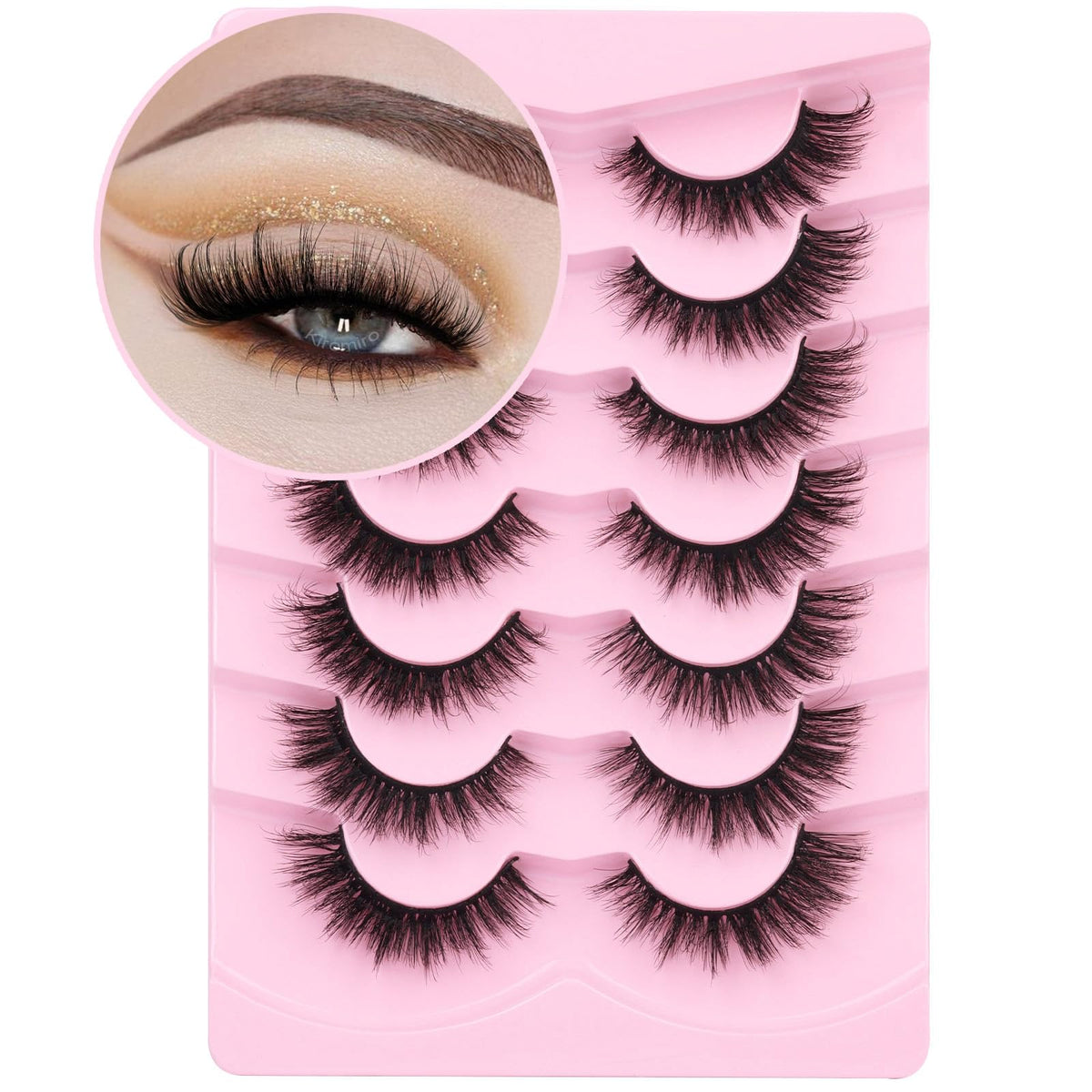 Kiromiro Lashes Cat Eye 6D volume for a natural, all-day look