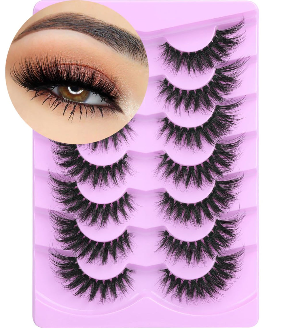 Kiromiro Lashes Clear Band Fox Eye 3D volume for a camera-ready look.