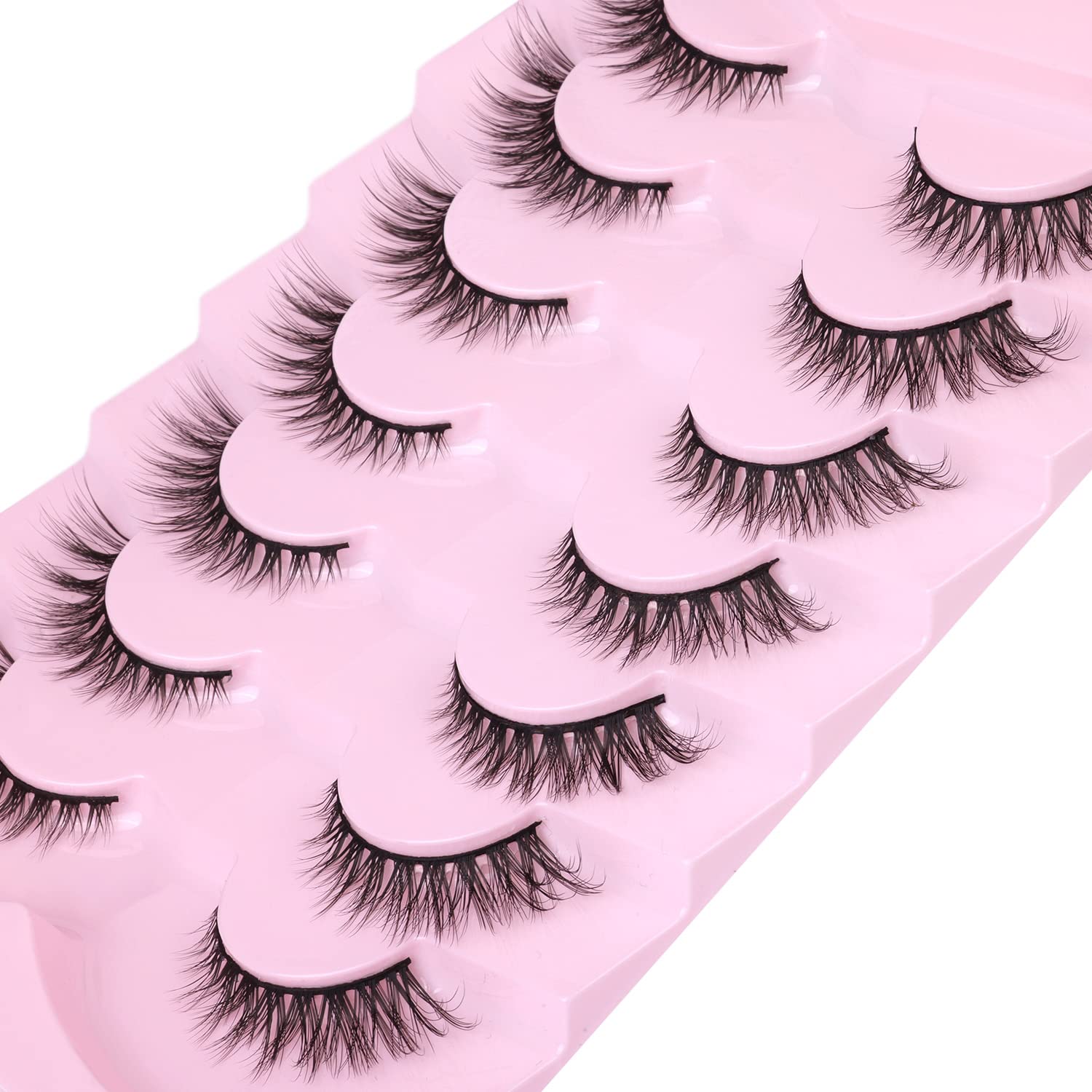 Kiromiro Lashes handmade wispy ends for refined texture.