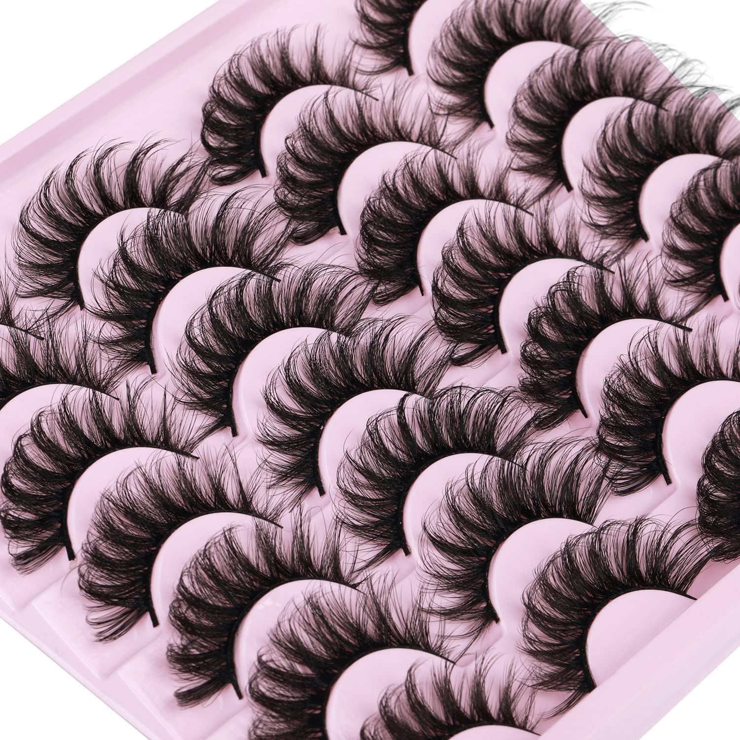 Handmade faux mink Kiromiro lashes designed for reusable wear.