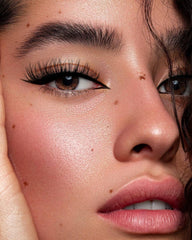 Kiromiro wispy cat-eye lashes highlight outer corners for enhanced eye definition.