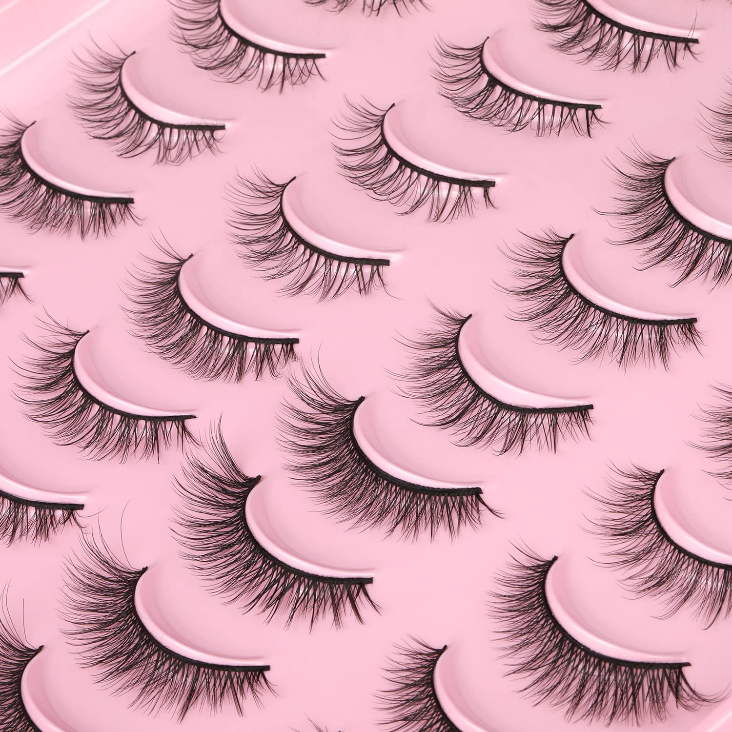 Kiromiro natural look 3D strip lashes for added dimension