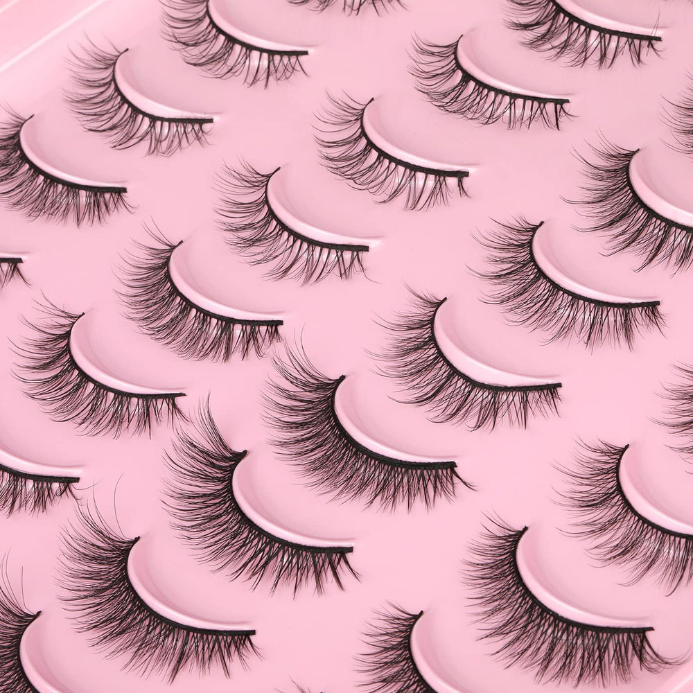 Kiromiro natural look 3D strip lashes for added dimension