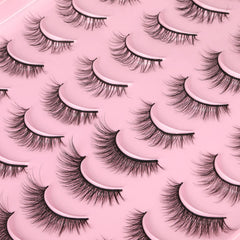 Kiromiro natural look 3D strip lashes for added dimension