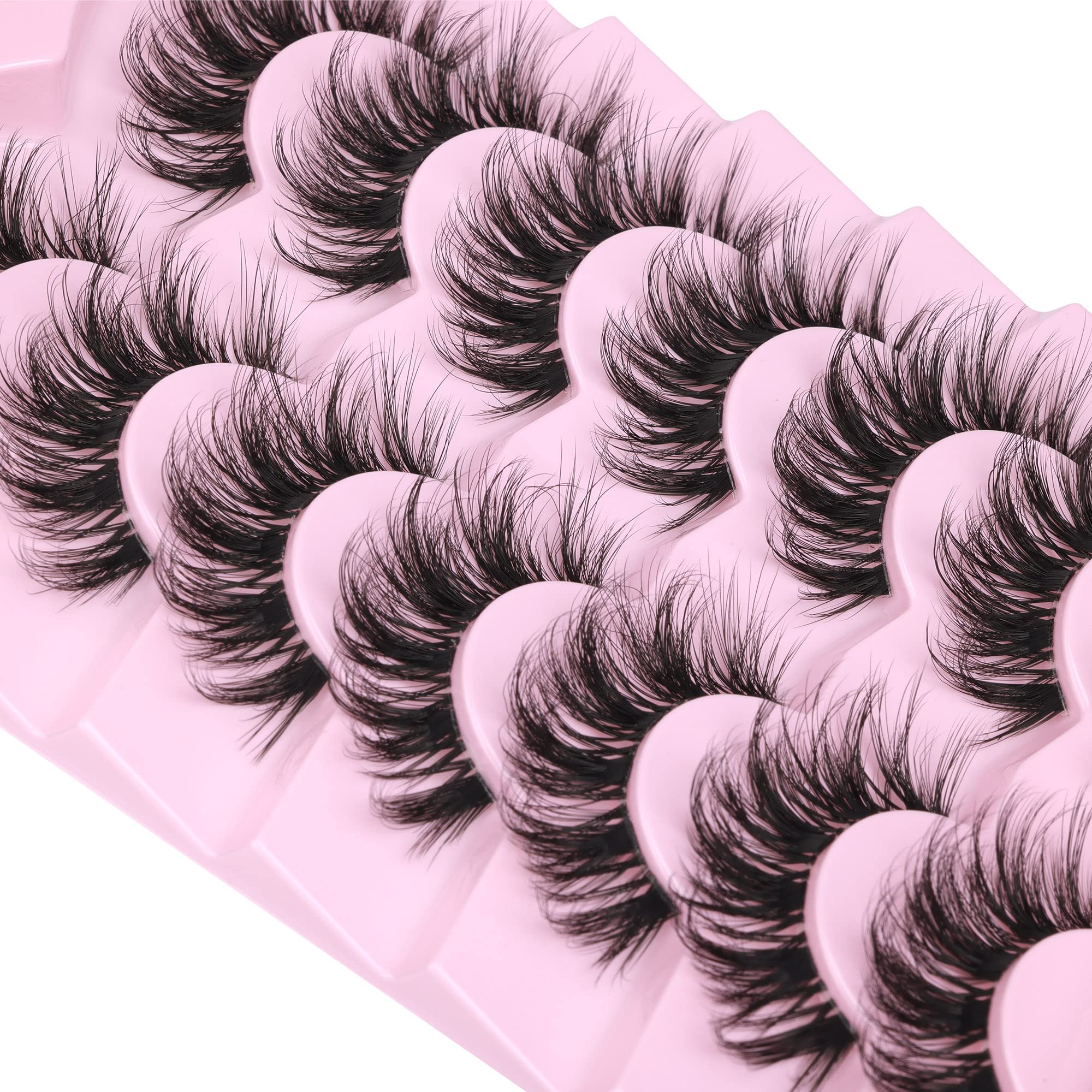 Kiromiro natural-look lashes with invisible band.