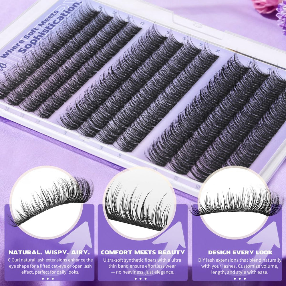 Kiromiro soft-band lashes stay comfortable all day.
