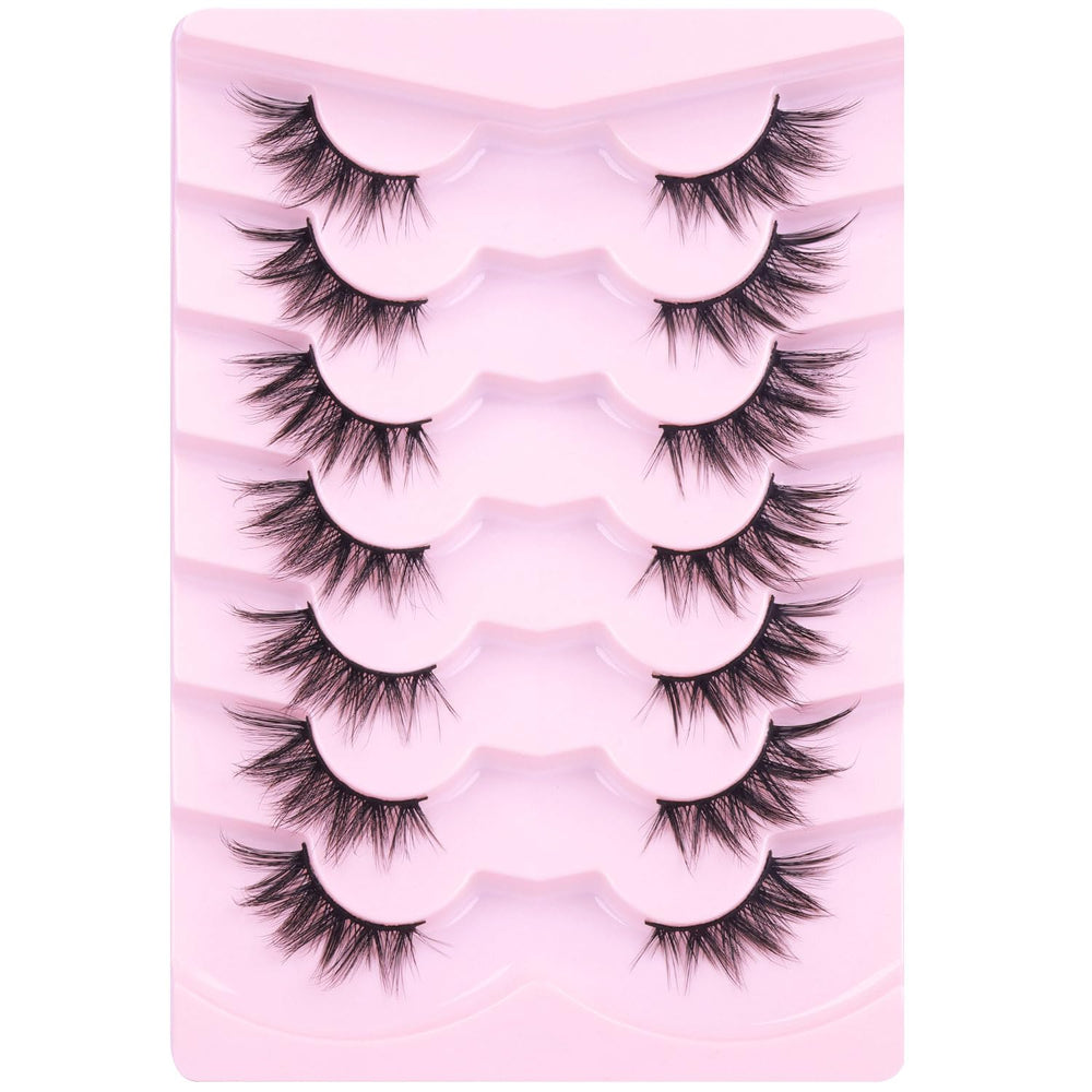 Kiromiro Wispy Faux Mink Fiber lashes provide lightweight volume