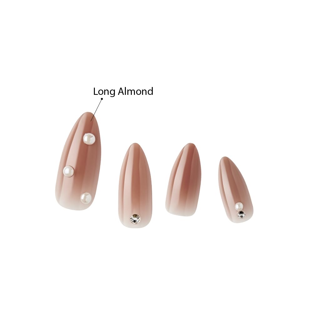 KISS False Nails Kit Manicure stick helps precise, mess-free application