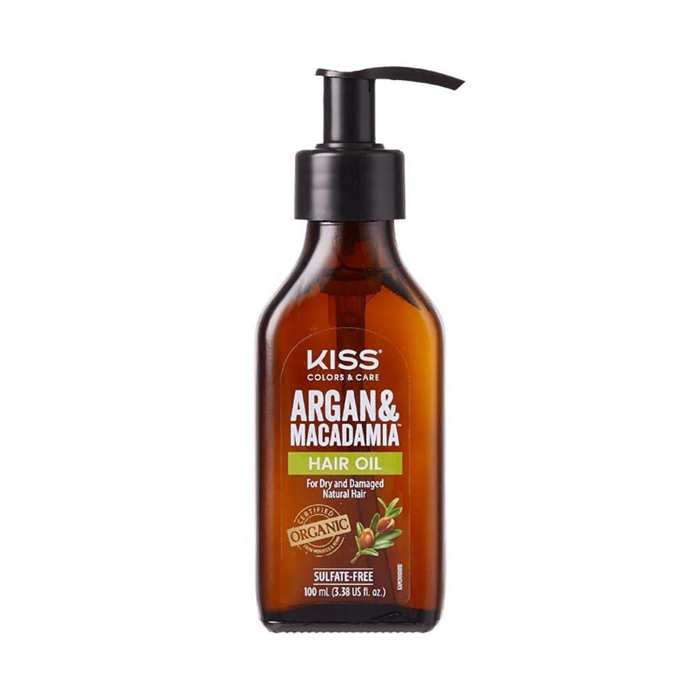 KISS Argan & Macadamia serum dropper enables precise, lightweight nourishment.
