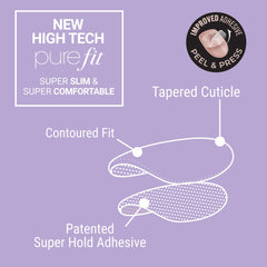 KISS imPRESS nails with glossy finish for a salon-like look without polish