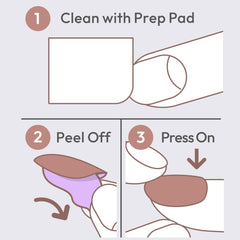 KISS imPRESS peel and press application demonstrates quick, mess-free wear
