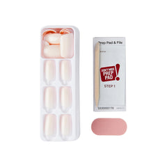 KISS ImPRESS prep pad included for quick nail prep before application.