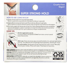 KISS Lash Couture Latex-free adhesive ensures comfortable strip lash application.