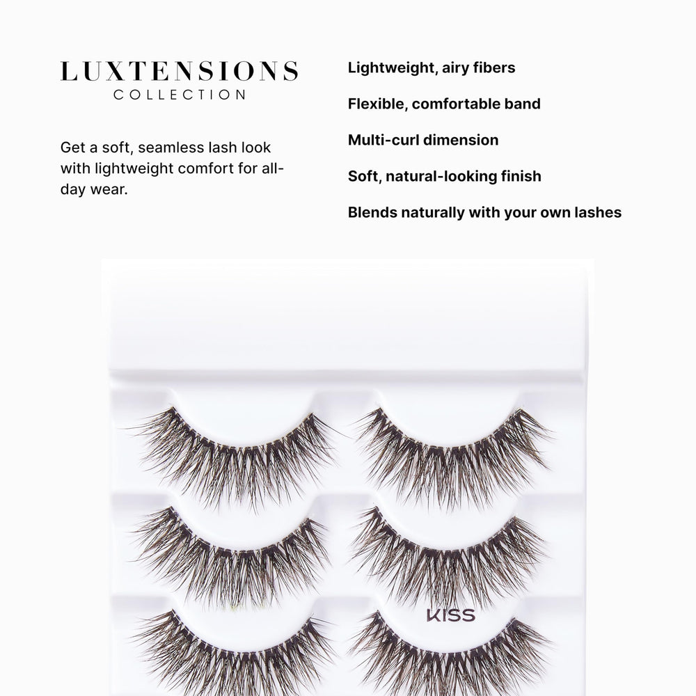 KISS LuXtensions Laser Cut precision for flawless application.