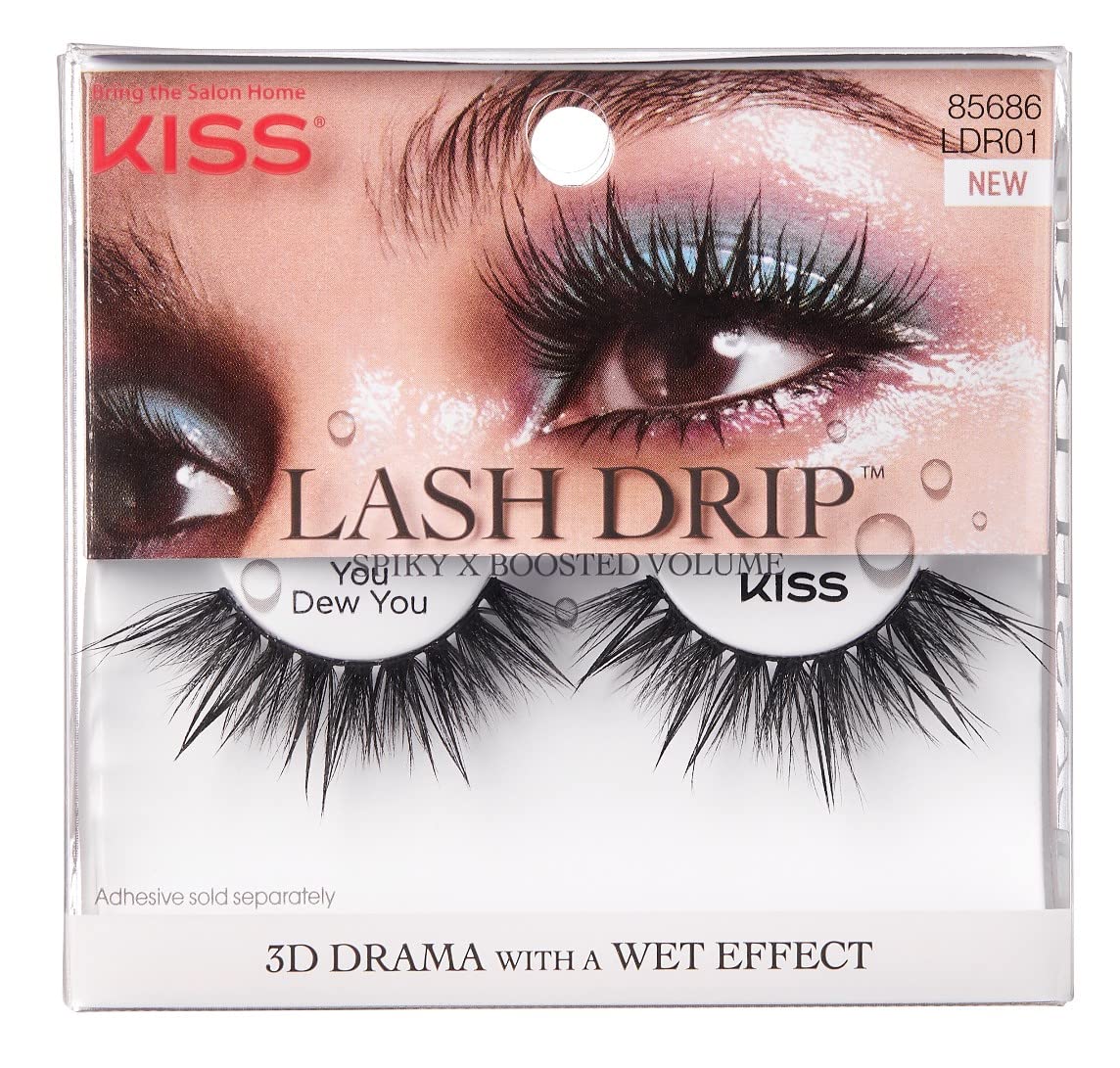 KISS Lash Drip You Dew You pack 6 for dramatic looks at events