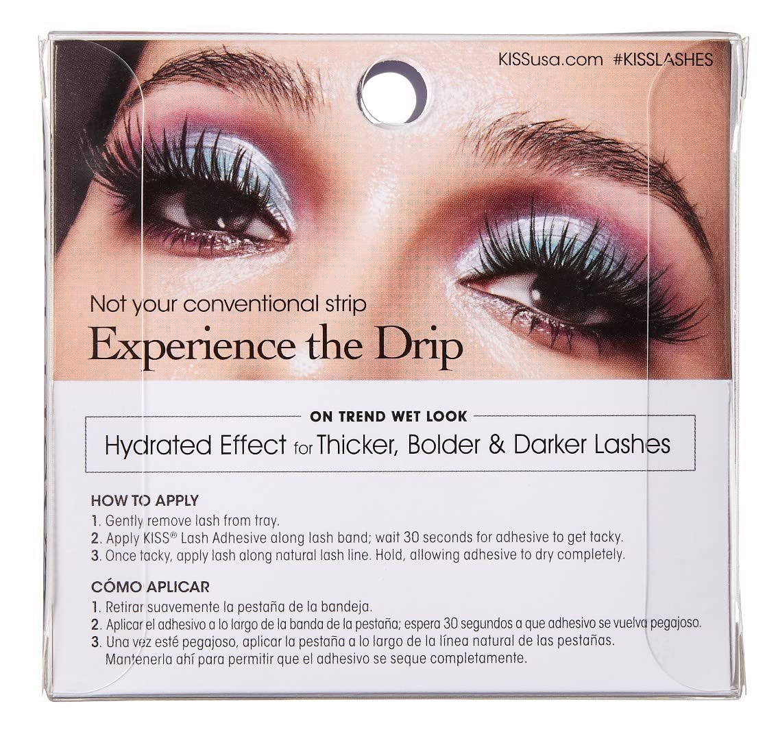 KISS Lash Drip You Dew You pack 6 wet-effect detail showcases the look