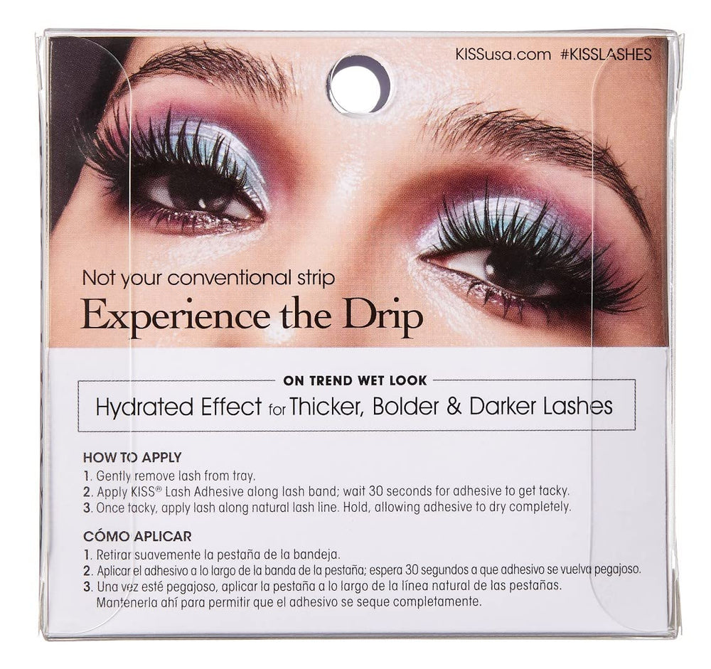 KISS Lash Drip You Dew You pack 6 wet-effect detail showcases the look