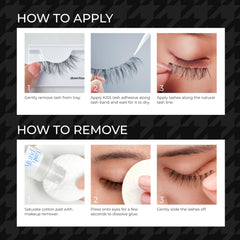 KISS Masterpiece Long-Tapered Technology blends naturally with lashes