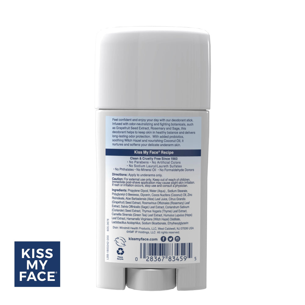 Kiss My Face Active Life leaves no white marks on clothing
