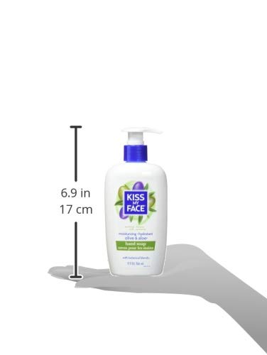 Kiss My Face Moisture Liquid Hand Soap lather close-up for gentle cleansing