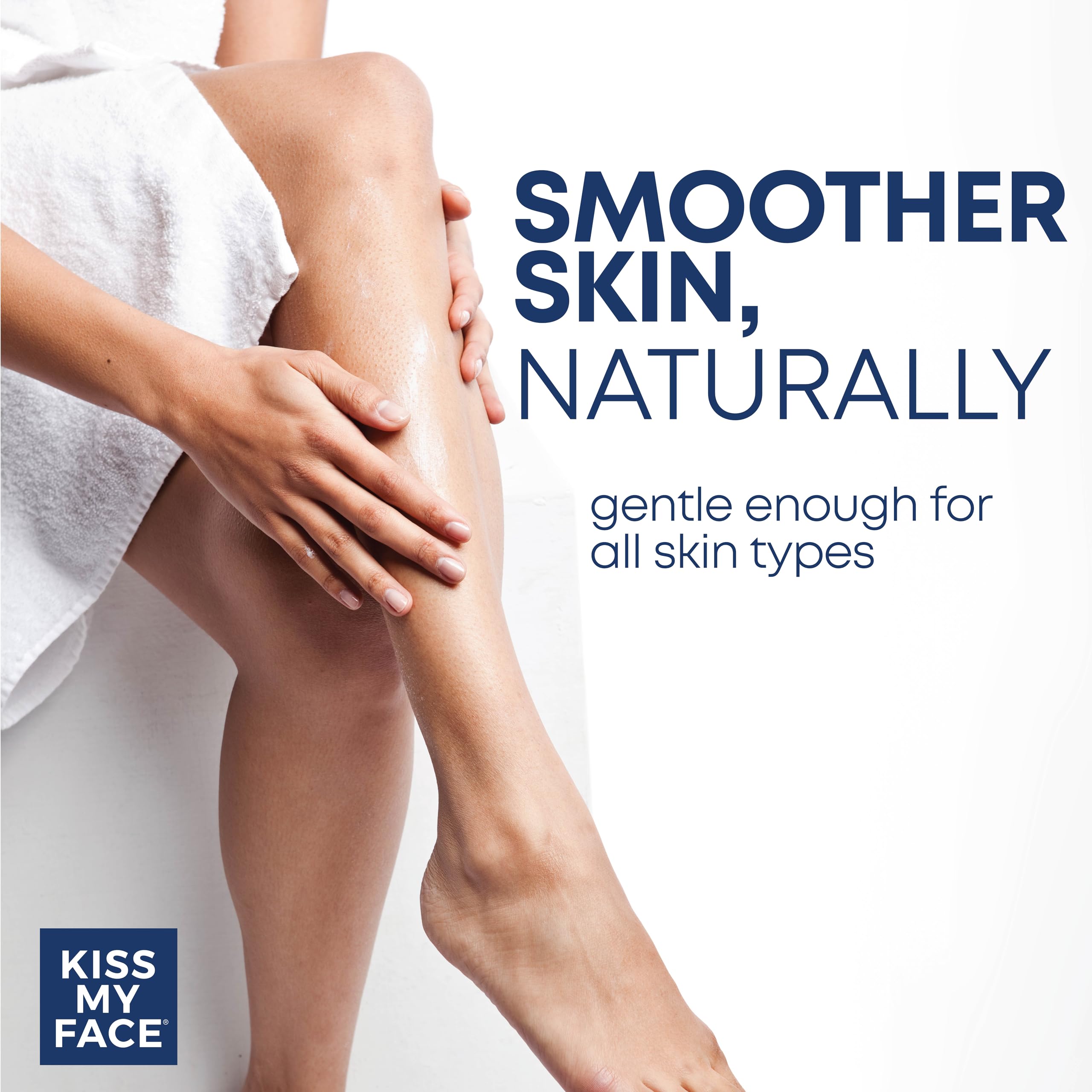 Kiss My Face Moisture Shave coconut oil provides lasting moisture