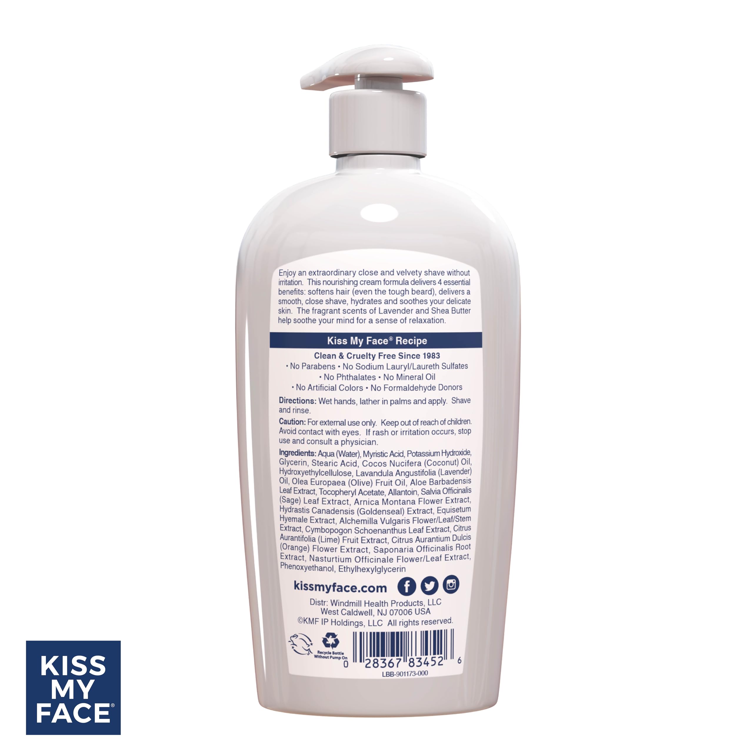Kiss My Face Moisture Shave family-pack packaging supports shared use