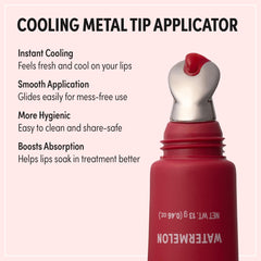 KISS NEW YORK Peptide Lip Treatment close-up of shea butter and squalane ingredients