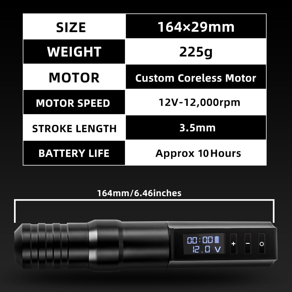 Kiss of Dragon 2400mAh battery powers longer sessions with LED indicators