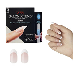 KISS Salon X-tend kit packaging for at-home gel nails.